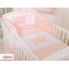 Paracolpi Universale per Lettino 60x120cm O 70x140cm Rosa Cipria Little Prince/Princess