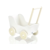 Passeggino per Bambole Legno Creme Bianca