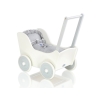 Passeggino per le Bambole Biancheria Bianca Grigio