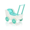 Passeggino per le Bambole Biancheria Menta Bianca