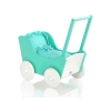 Passeggino per le Bambole Biancheria Menta Bianca