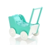 Passeggino per le Bambole Biancheria Menta Bianca