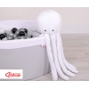Peluche Polpo Coccolone con Sonaglio Bianca