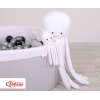 Peluche Polpo Coccolone con Sonaglio Bianca