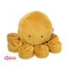Peluche Polpo Coccolone con Sonaglio Giallo Miele