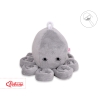 Peluche Polpo Coccolone con Sonaglio Grigio