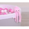 Peluche Polpo Coccolone con Sonaglio Rosa