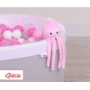 Peluche Polpo Coccolone con Sonaglio Rosa