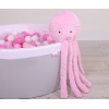 Peluche Polpo Coccolone con Sonaglio Rosa