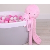 Peluche Polpo Coccolone con Sonaglio Rosa