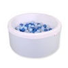 Piscina di Palline con 200 Palline Colorate Blu