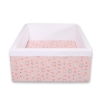 Piscina di Palline per Bambini Quadrato Rosa Ballerine