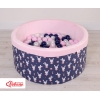 Piscina Morbida con Palline Blu Conigli