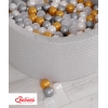 Piscina Morbida con Palline Grigio