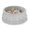Piscina Morbida con Palline Grigio