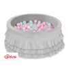 Piscina Morbida con Palline Grigio
