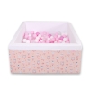 Piscina Morbida con Palline Quadrato Rosa Ballerine