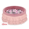 Piscina Morbida con Palline Rosa Scuro