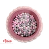 Piscina Morbida con Palline Rosa Scuro