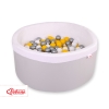 Piscina per Palline con 200 Palline Grigio