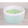 Piscina per Palline con 200 Palline Menta
