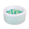 Piscina per Palline con 200 Palline Menta