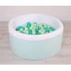 Piscina per Palline con 200 Palline Menta