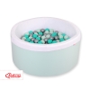Piscina per Palline con 200 Palline Menta