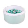 Piscina per Palline con 200 Palline Menta
