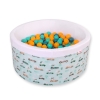 Piscina per Palline con 200 Palline Menta