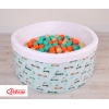 Piscina per Palline con 200 Palline Menta