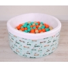 Piscina per Palline con 200 Palline Menta