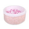 Piscina per Palline con 200 Palline Rosa Ballerine