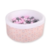 Piscina per Palline con 200 Palline Rosa Ballerine