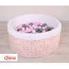 Piscina per Palline con 200 Palline Rosa Ballerine