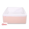 Piscina Vuota per Palline Quadrato Rosa Cipria