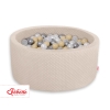 Piscinetta Morbida di Palline con Palline Beige