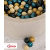 Piscinetta Morbida di Palline con Palline Beige
