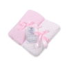 Lenzuolo con angoli in cotone per culla - 2 pezzi Rosa Set