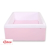 Quadrato Piscina di Palline per Bambini Rosa