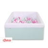 Quadrato Piscina per Palline con 200 Palline Menta