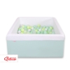 Quadrato Piscina per Palline con 200 Palline Menta