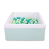 Quadrato Piscina per Palline con 200 Palline Menta