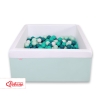 Quadrato Piscina per Palline con 200 Palline Menta