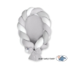 Riduttore & Paracolpi Treccia 2 in 1 Bianca Grigio