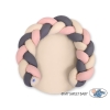Riduttore Intrecciato Tappetino 2 in 1 Beige Antracite Rosa Scuro