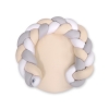 Riduttore Intrecciato Tappetino 2 in 1 Bianca Grigio Beige