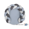 Riduttore Intrecciato Tappetino 2 in 1 Grigio Antracite Azzurro Pastello