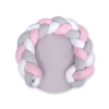 Riduttore Intrecciato Tappetino 2 in 1 Rosa Bianca Grigio