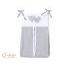 Sacca Organizer per Pannolini Grigio Cuori